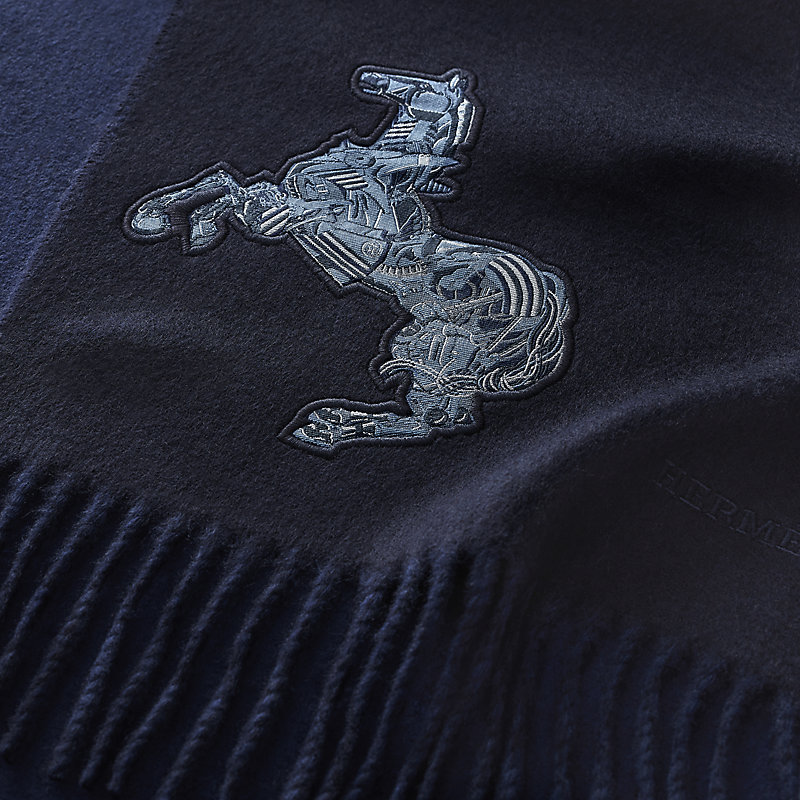 Rocabar scarf - Blue | Hermès Malaysia